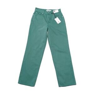 Glassons Mid Rise Baggy Fit Jeans Green Size 10/30 Boutique Spring